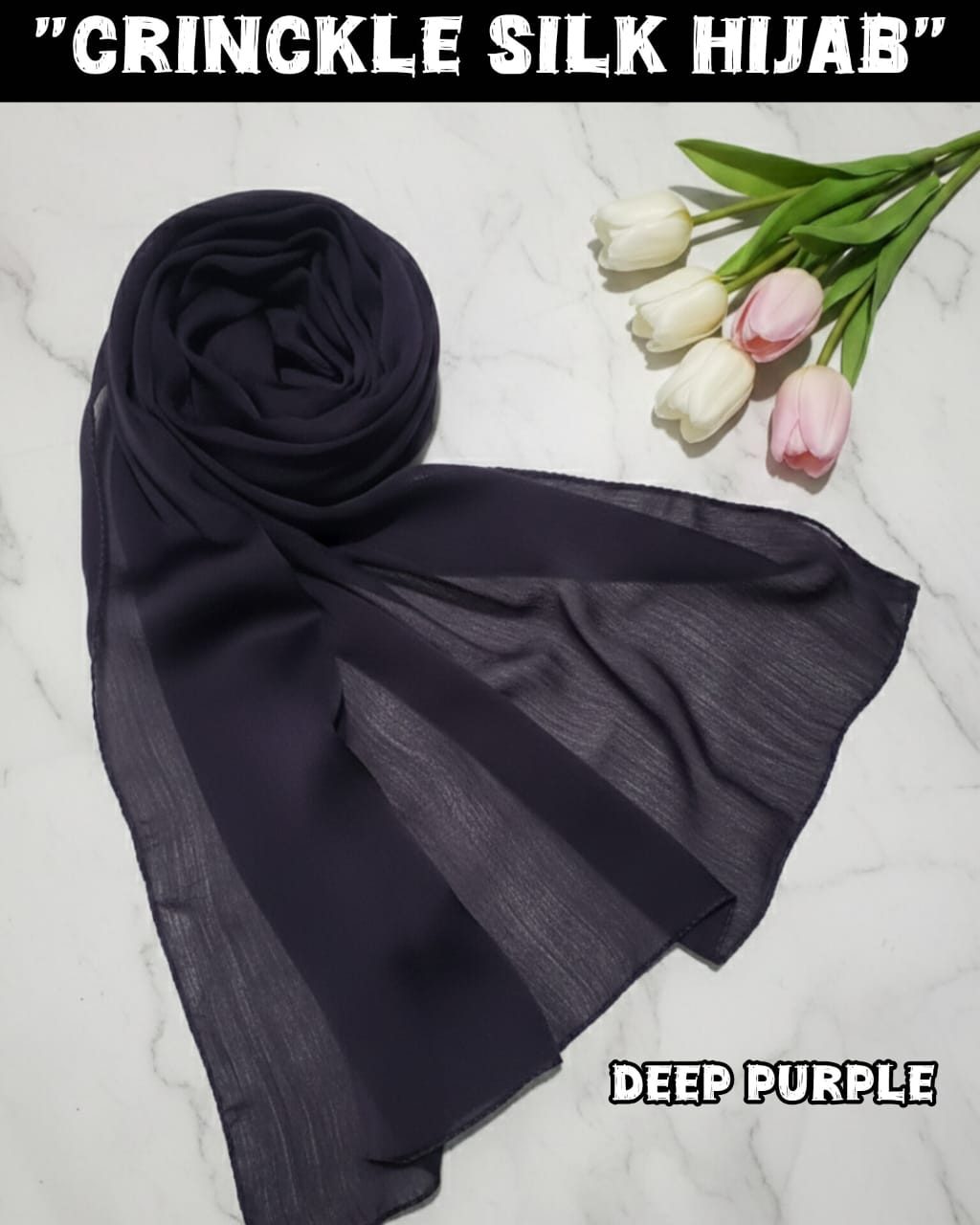 CRINCKLE SILK HIJABS
