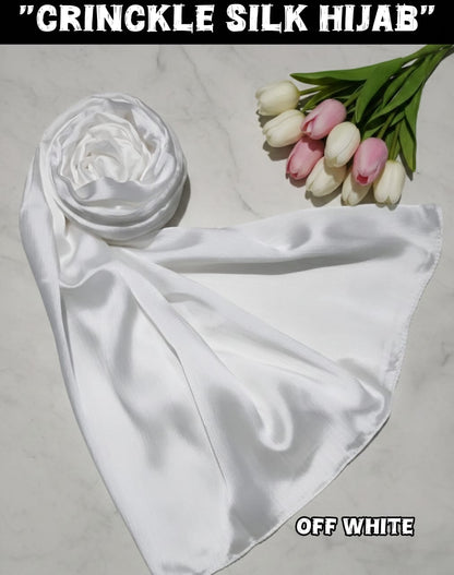 CRINCKLE SILK HIJABS
