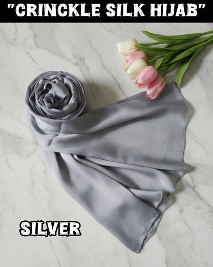 CRINCKLE SILK HIJABS