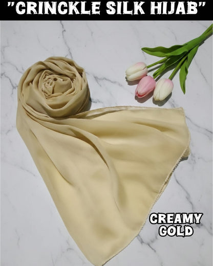 CRINCKLE SILK HIJABS