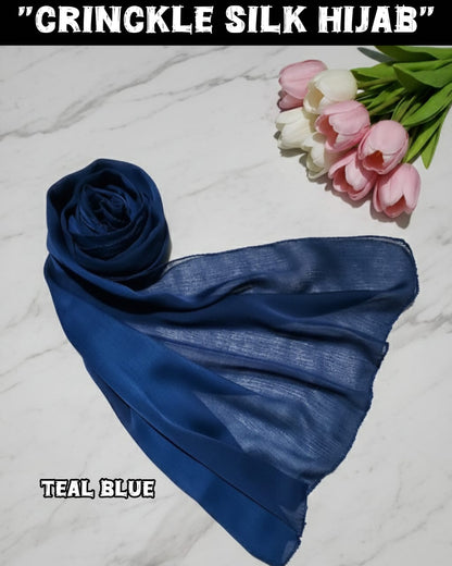 CRINCKLE SILK HIJABS