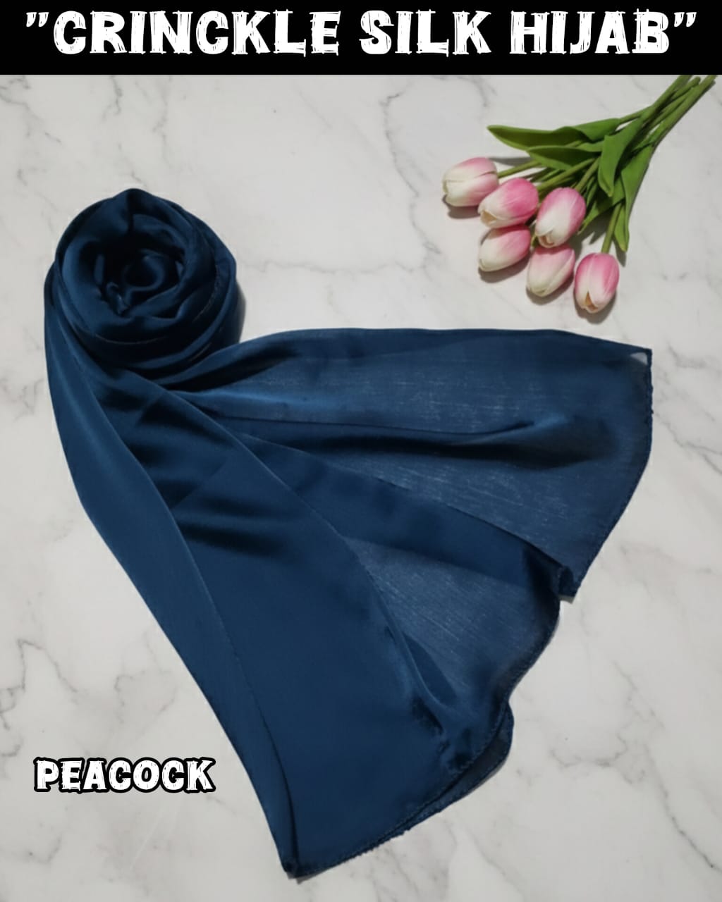 CRINCKLE SILK HIJABS