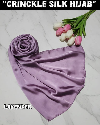 CRINCKLE SILK HIJABS