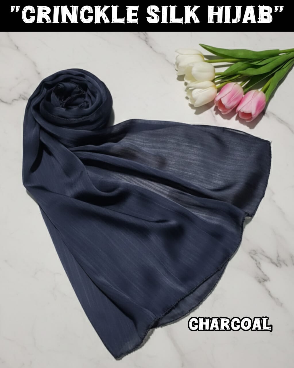 CRINCKLE SILK HIJABS