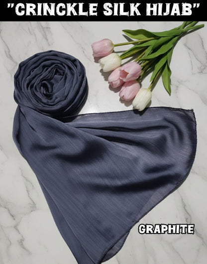 CRINCKLE SILK HIJABS