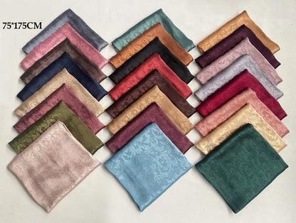 Silk Embossed Hijabs