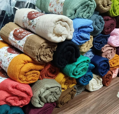 Crinkle Lawn Stoler &amp; Hijab