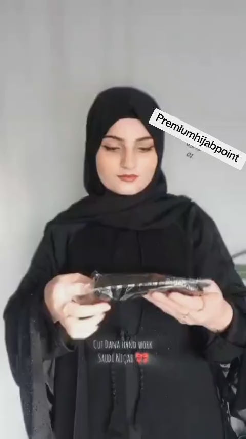 Cut Dana Hand Work Saudi Niqab