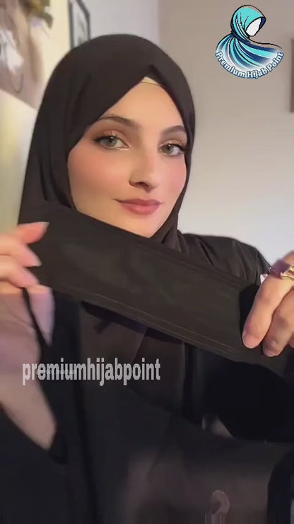 Pookie Bow Embroidered Saudi Niqab